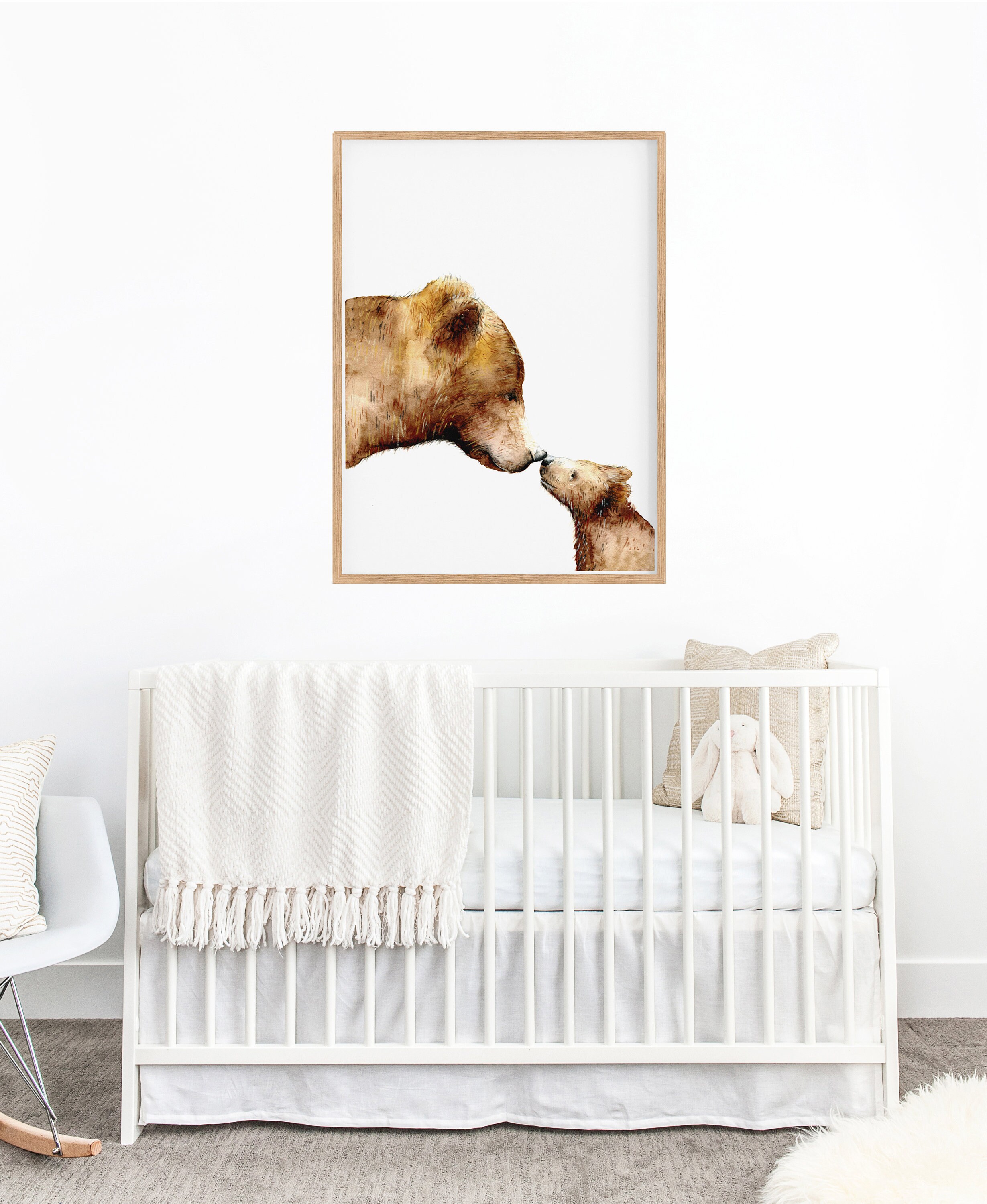 Woodland Nursery Wall Decor, Nursery Prints, Kids Room Decor, Baby Be…