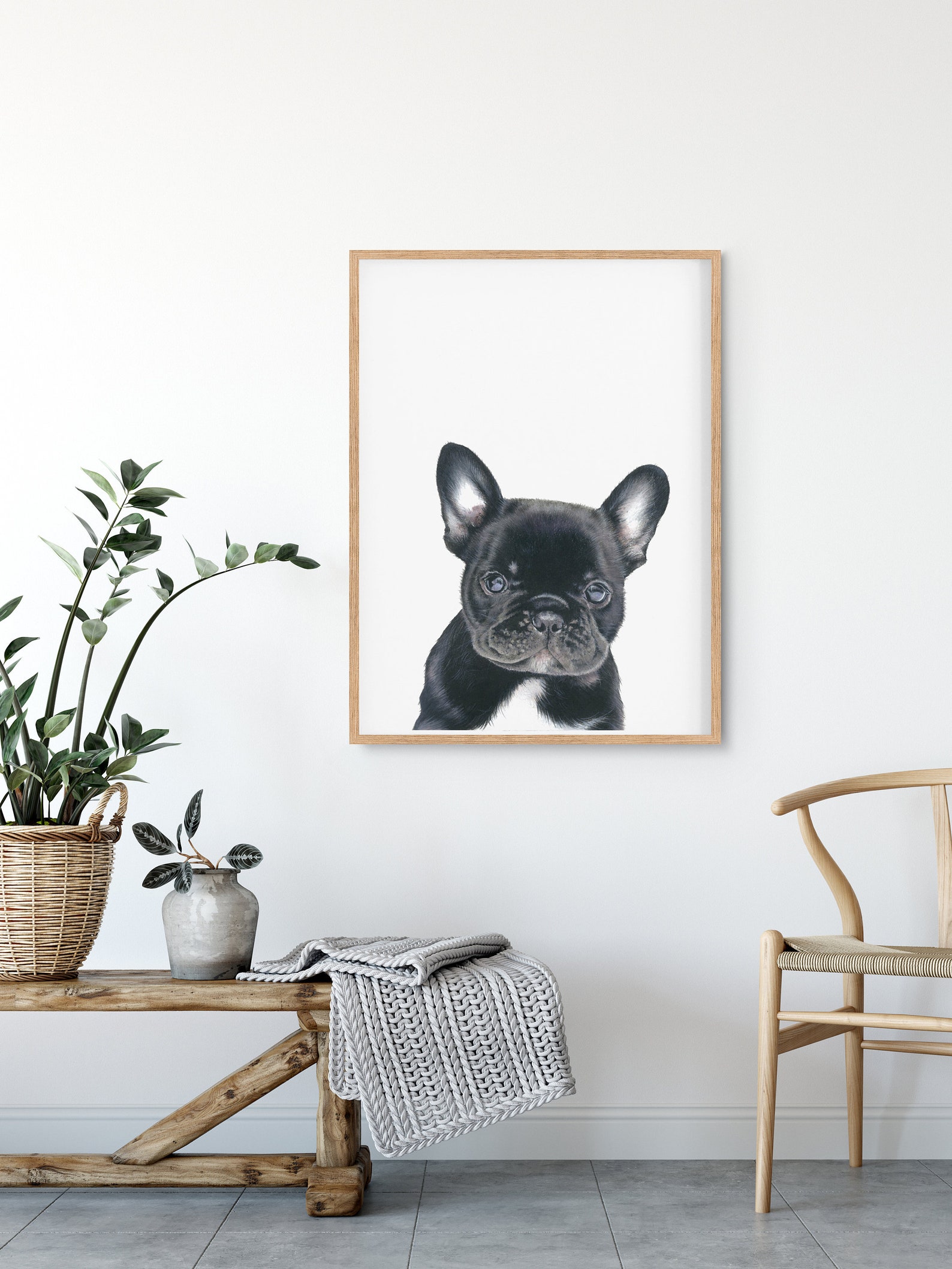 French Bulldog Decor Dog Wall Art Pet Print Dog Lover Gift Etsy Australia