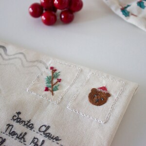 Christmas cloth envelope imagen 4