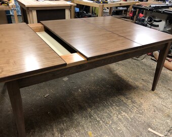 cherry trestle table etsy