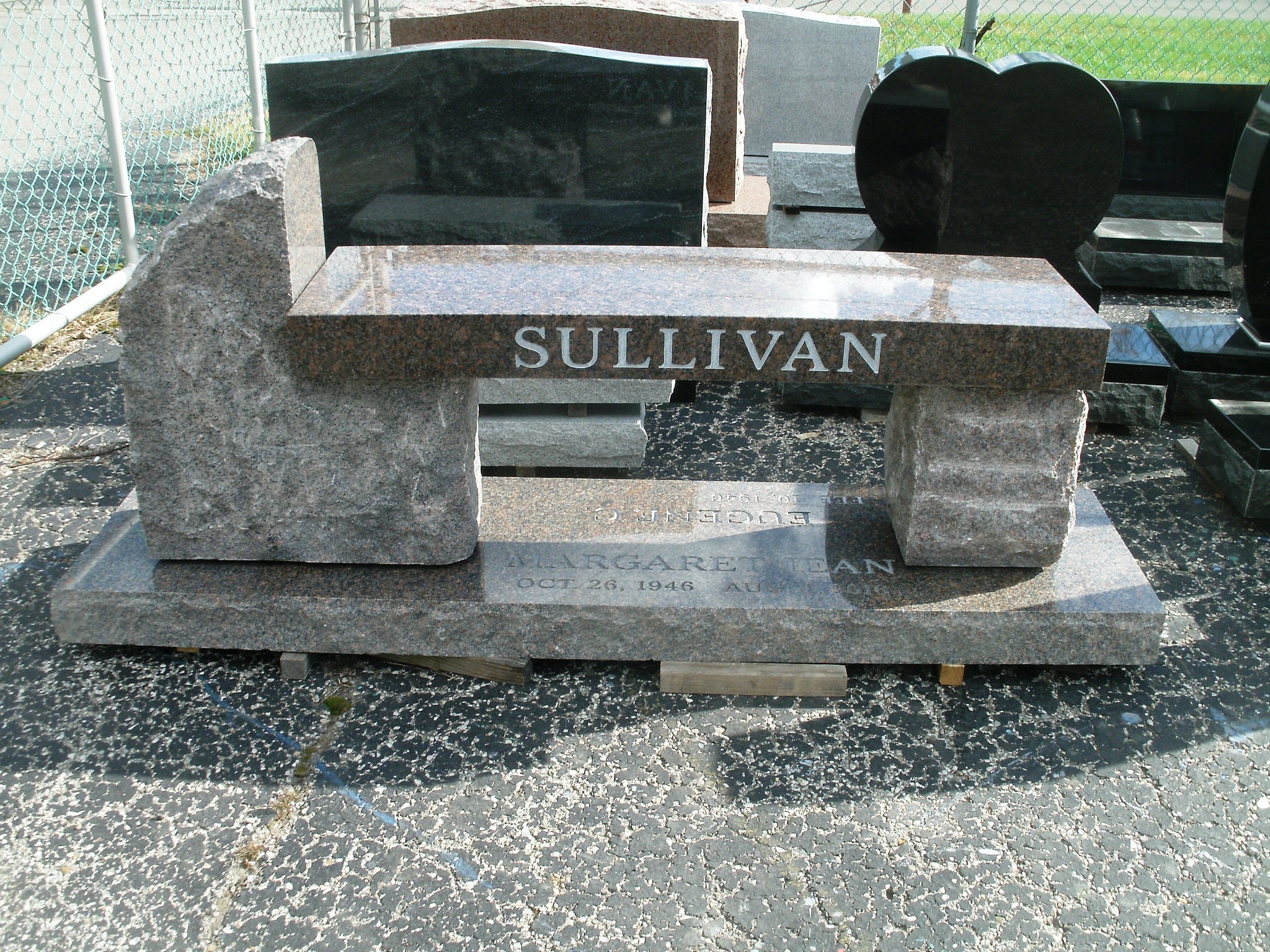 Cremation Bench 100 Granite Engraving Available Free Shipping Etsy