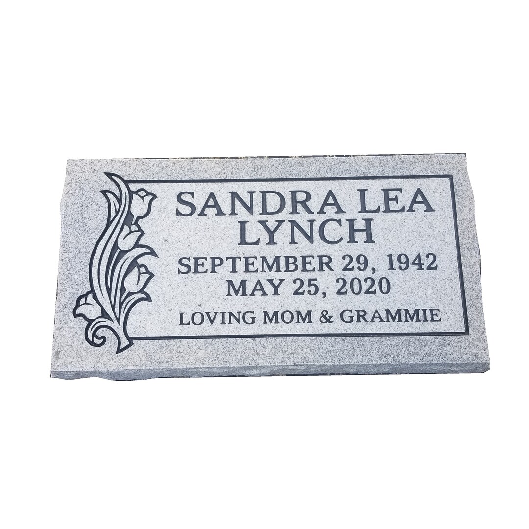 Headstone Bevel Single Engraving Included Multiple Designs Free Shipping Available. Etsy