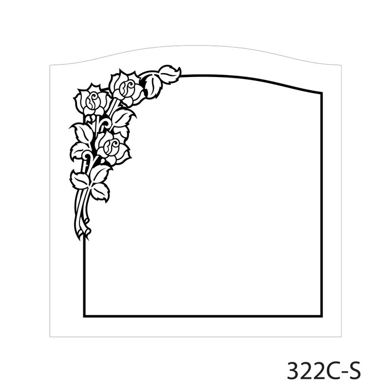 Headstone Large Single Cemetery Upright Custom Engraving Etsy