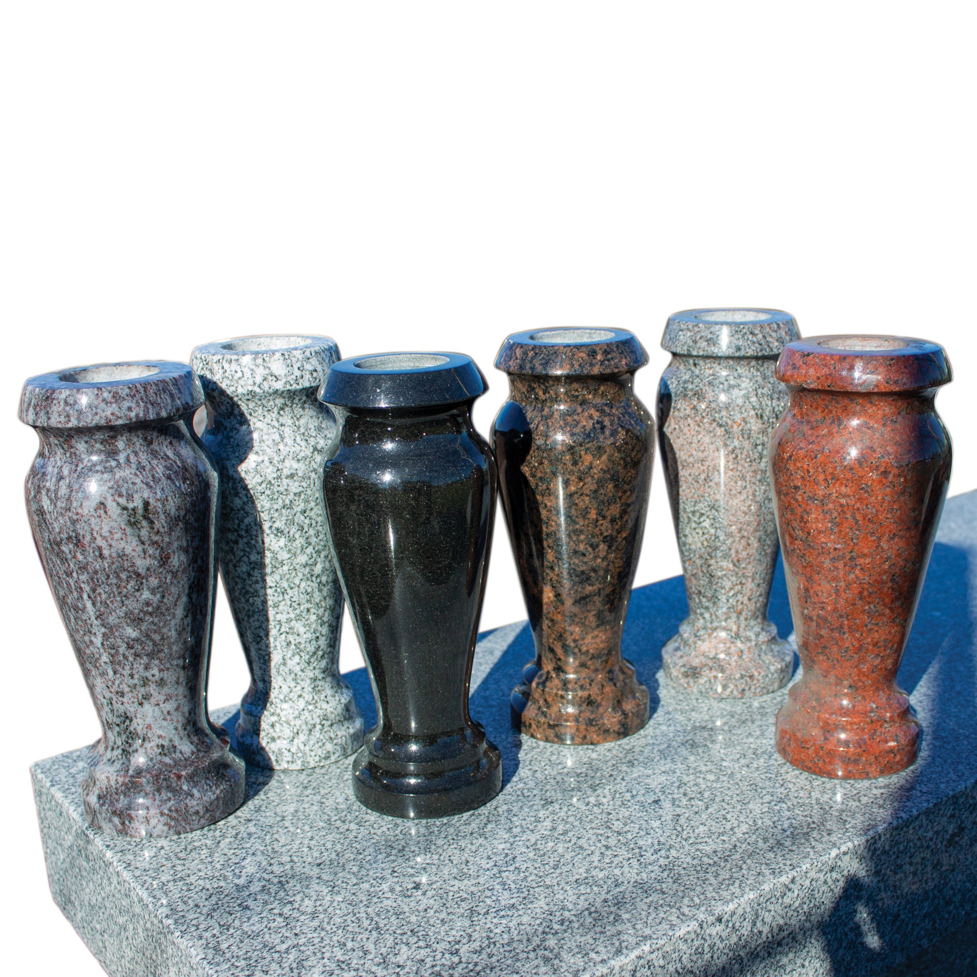Vases en granit pour pierres tombales plusieurs couleurs Etsy