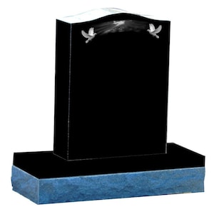 Headstone- small- engraving included- multiple design choices.