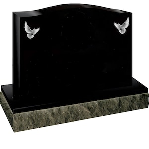 Headstone- small companion- engraving included- multiple design choices.