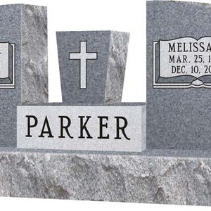 Companion headstone &quot;tablets&quot; complete with custom engraving- free shipping available