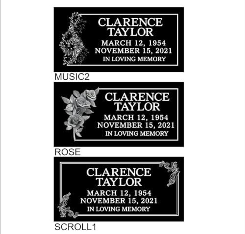 Flat Marker Headstone - 16