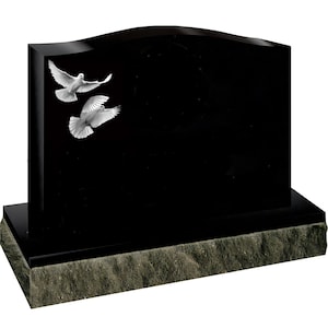 Headstone- small- engraving included- multiple design choices.