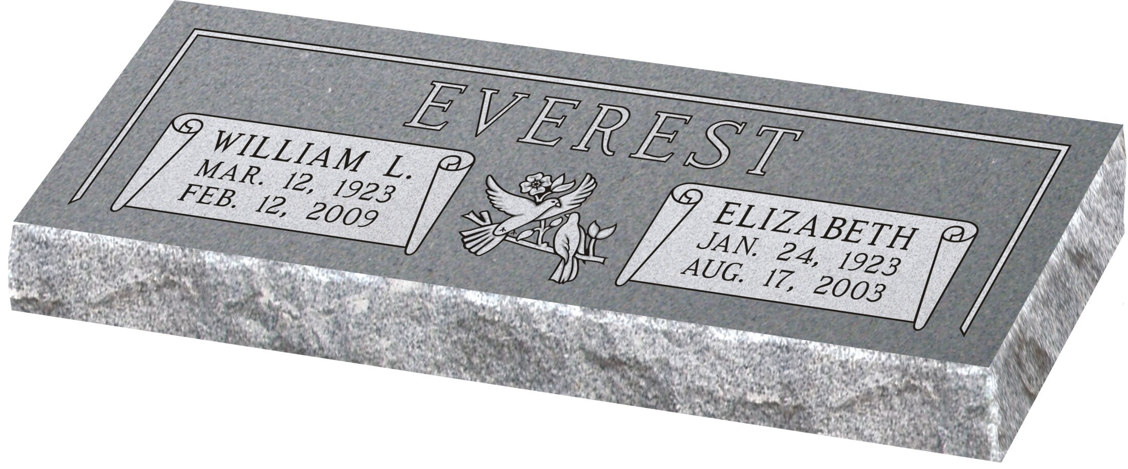 Grave marker 36x12x4 749.00 includes engraving free shipping Etsy