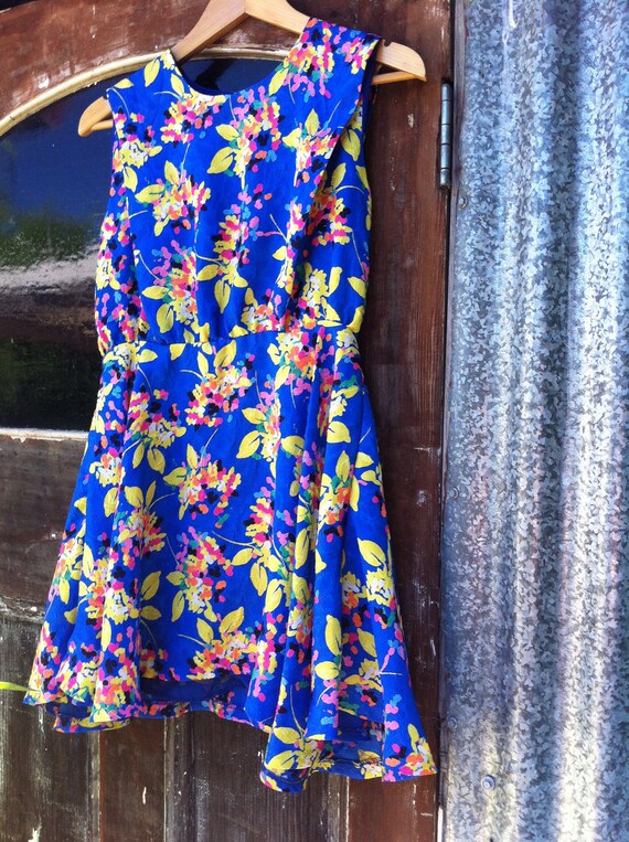 blue floral dress uk