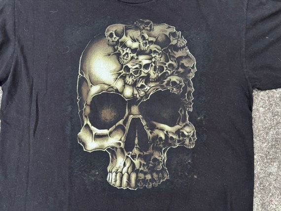 Vintage Y2K Skulls Shirt Size XL by Tennessee River - Etsy