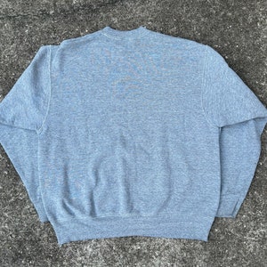 Vintage 90’s Grey Blank Sweatshirt Size XL by BVD image 4