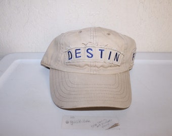 Vintage 90's Destin Florida Strapback Hat by CSI