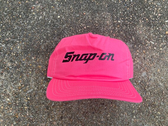 Vintage 90s Snap on Neon Snapback Hat 