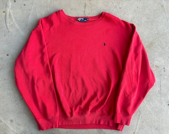 Vintage 90’s Polo Pony Crewneck Sweatshirt Size XL by Ralph Lauren