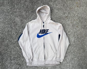 Sudadera con capucha Nike con cremallera vintage Y2K talla L de Nike
