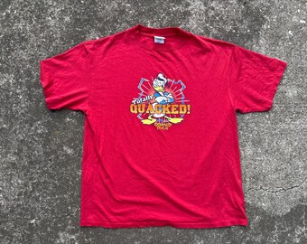 Vintage Y2K Totally Quack Donald Duck Shirt Disney Shirt Size L