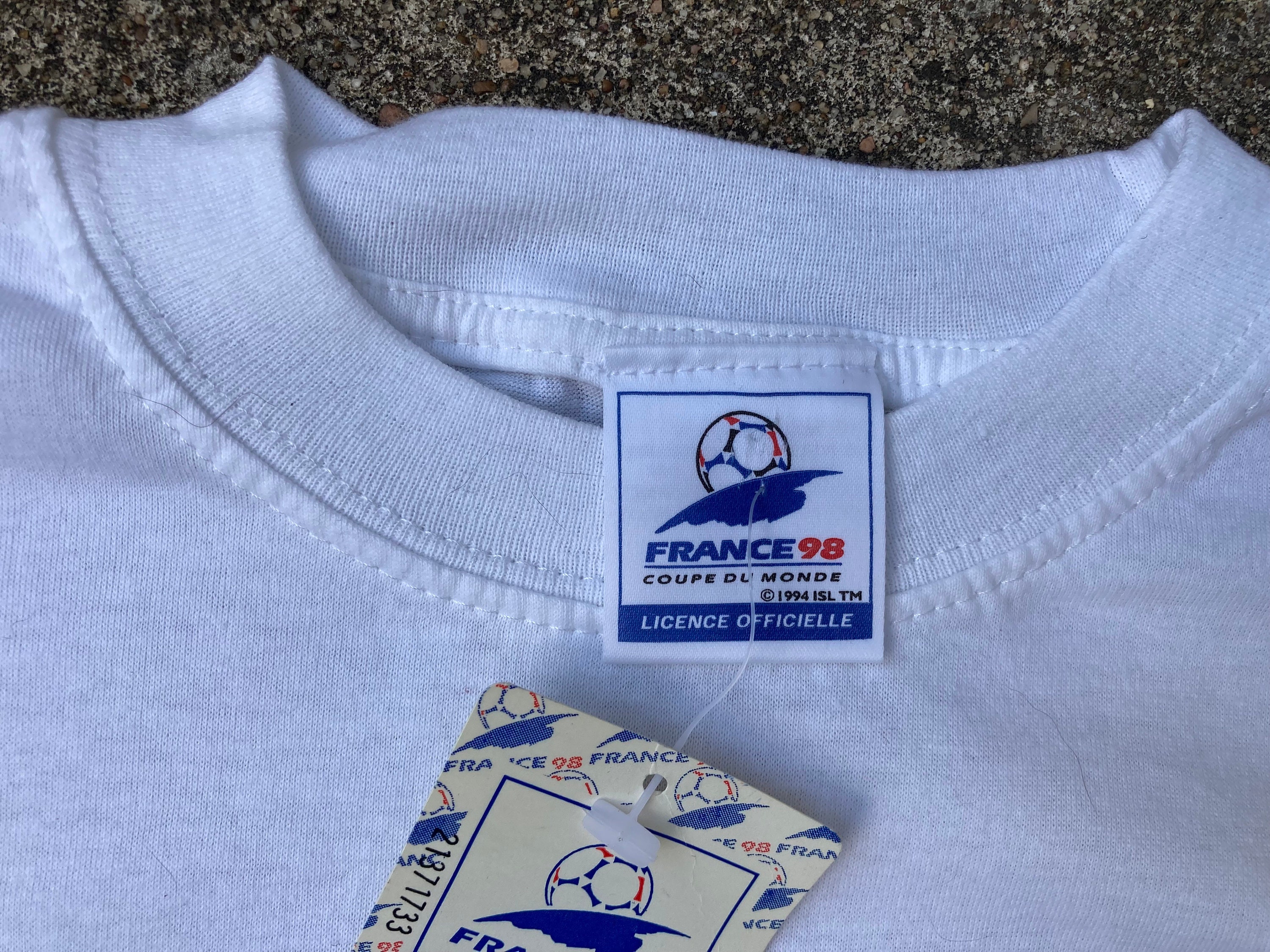 Vintage 1998 World Cup France Champions Shirt Size L - Etsy
