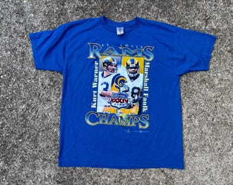 Vintage 2000 St. Louis Rams Champs-shirt maat XL