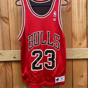 Vintage 90s Chicago Bulls Michael Jordan 23 Reversible Jersey by Champion Size 40 - Etsy