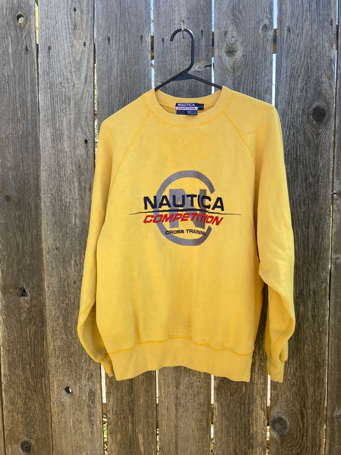 90'S NAUTICA Half-Zip Sweatshirt, Men's XL Size Vintage /eaa501020
