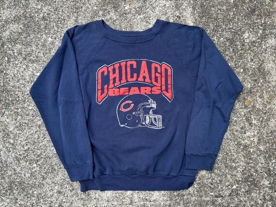 Vintage 80s Chicago Bears Sweatshirt Size Large b… - image 1