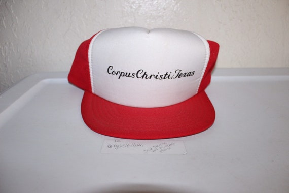 Vintage 90's Corpus Christi Texas Meshback Hat by… - image 1