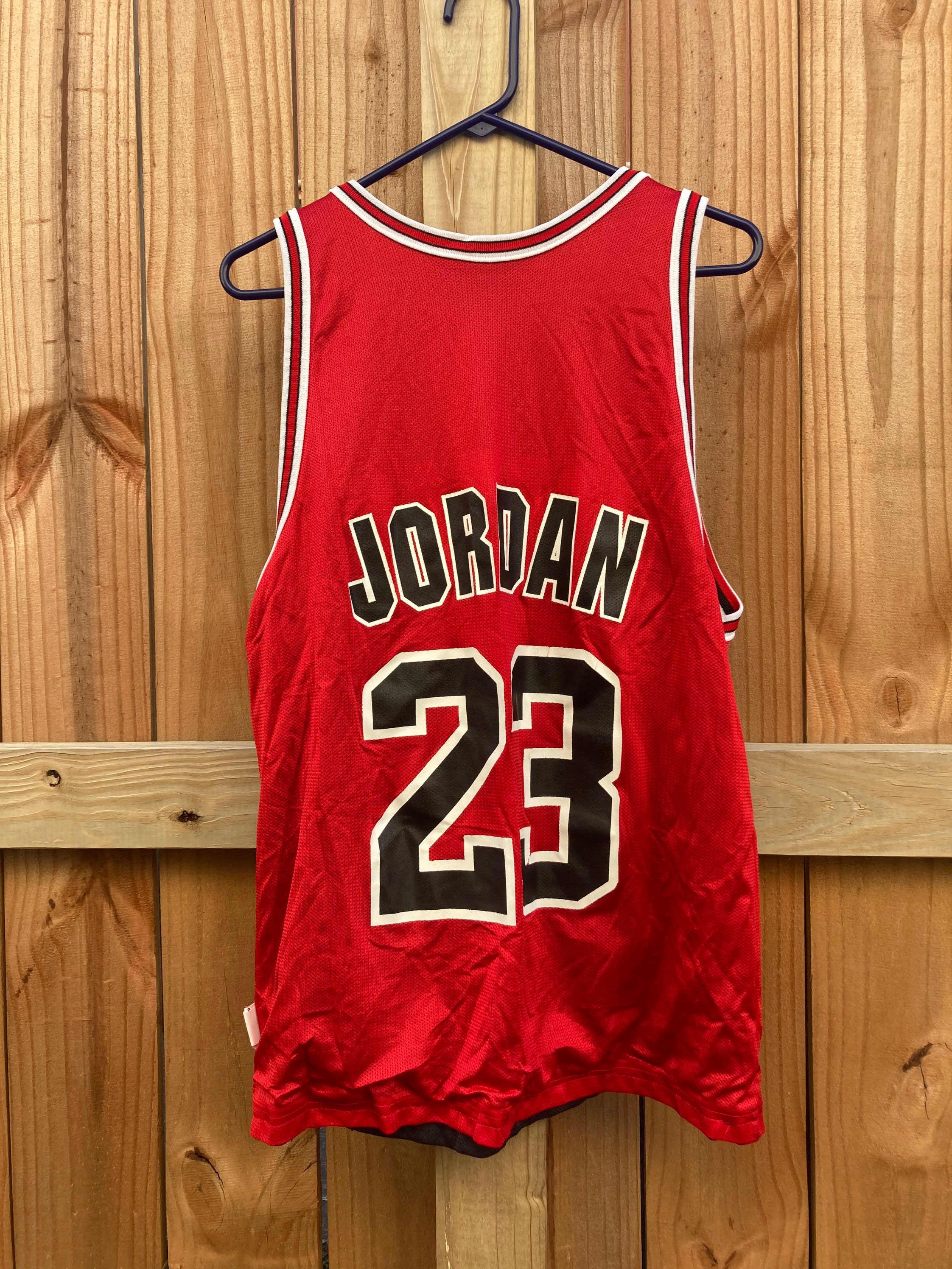 Vintage Nba Chicago Bulls Michael Jordan 23 Champion Usa Basketball Jersey  Uniform Shirt - REVER LAVIE