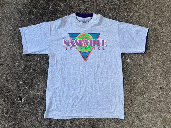 Vintage 90s Nashville Tennessee Music City Size XL by Belton