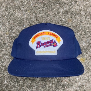 Vintage 1991 Atlanta Braves National League Champions Snapback door Drew Pearson