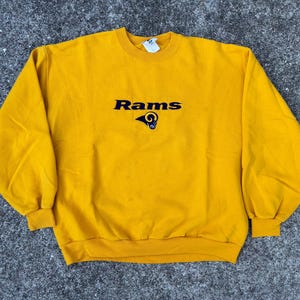 Vintage 90s St Louis Rams Crewneck by Jerzees 23x24
