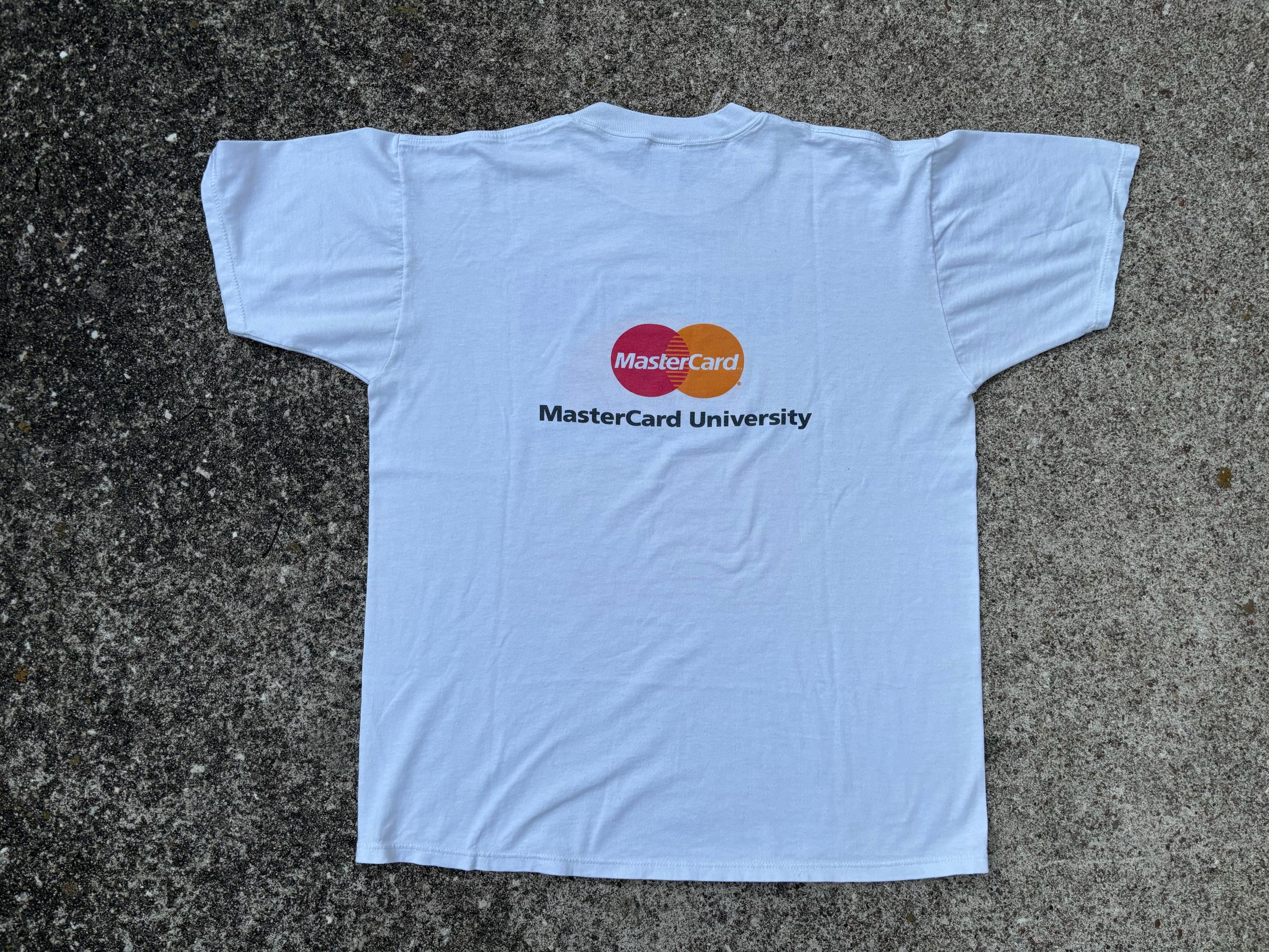Vintage 90s Mastercard University Shirt Size L by Jerzees - Etsy