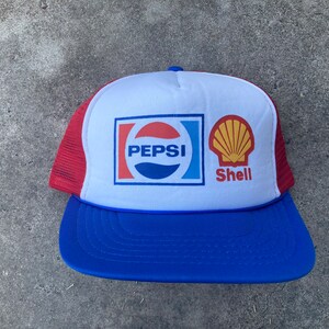 Vintage 90’s Shell, Pepsi Meshback Snapback by Winner