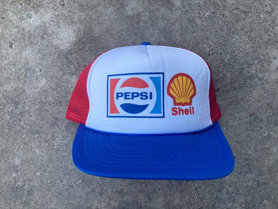 ヴィンテージ　PEPSI　初期デザイン　ベースボールキャップ　ストラップバック cozyvintage_210704i4-m-cp-bb