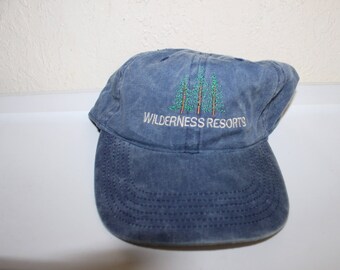 Vintage 90's Wilderness Resorts Strapback Dad Hat by Triangle Sport