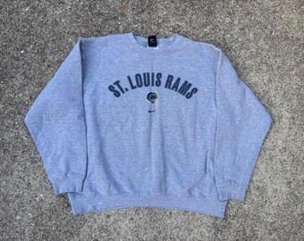 Vintage 90s St Louis Rams Crewneck Size L by Nike