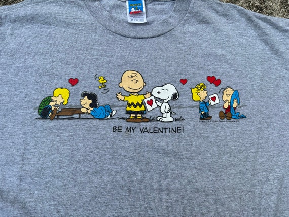 Vintage Y2K Peanuts Snoopy Be My Valentine Shirt … - image 2