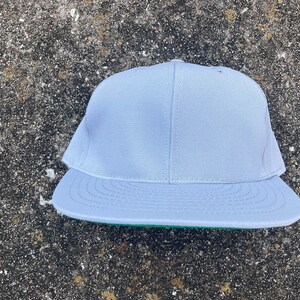 Vintage 90’s Blank Grey Custom Snapback Size L-XL by Pro Line