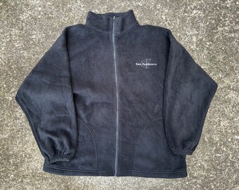 Vintage Y2K San Francisco Fleece Zip up Sweater Size XL by
