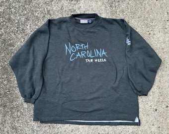 Vintage jaren 90 Tarheels-sweater University of North Carolina, maat XL