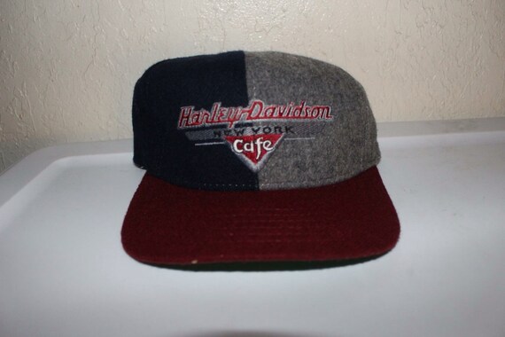 Vintage 90's Harley Davidson New York Cafe Strapb… - image 1