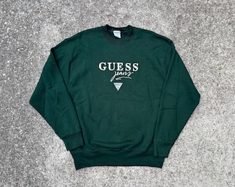 Vintage 90s Guess Jeans USA Sweatshirt Size Large