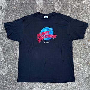 Vintage 90s Planet Hollywood Maui Shirt Size XL