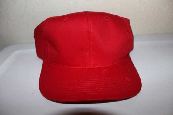 Vintage Blank Snapback Hat 1990s
