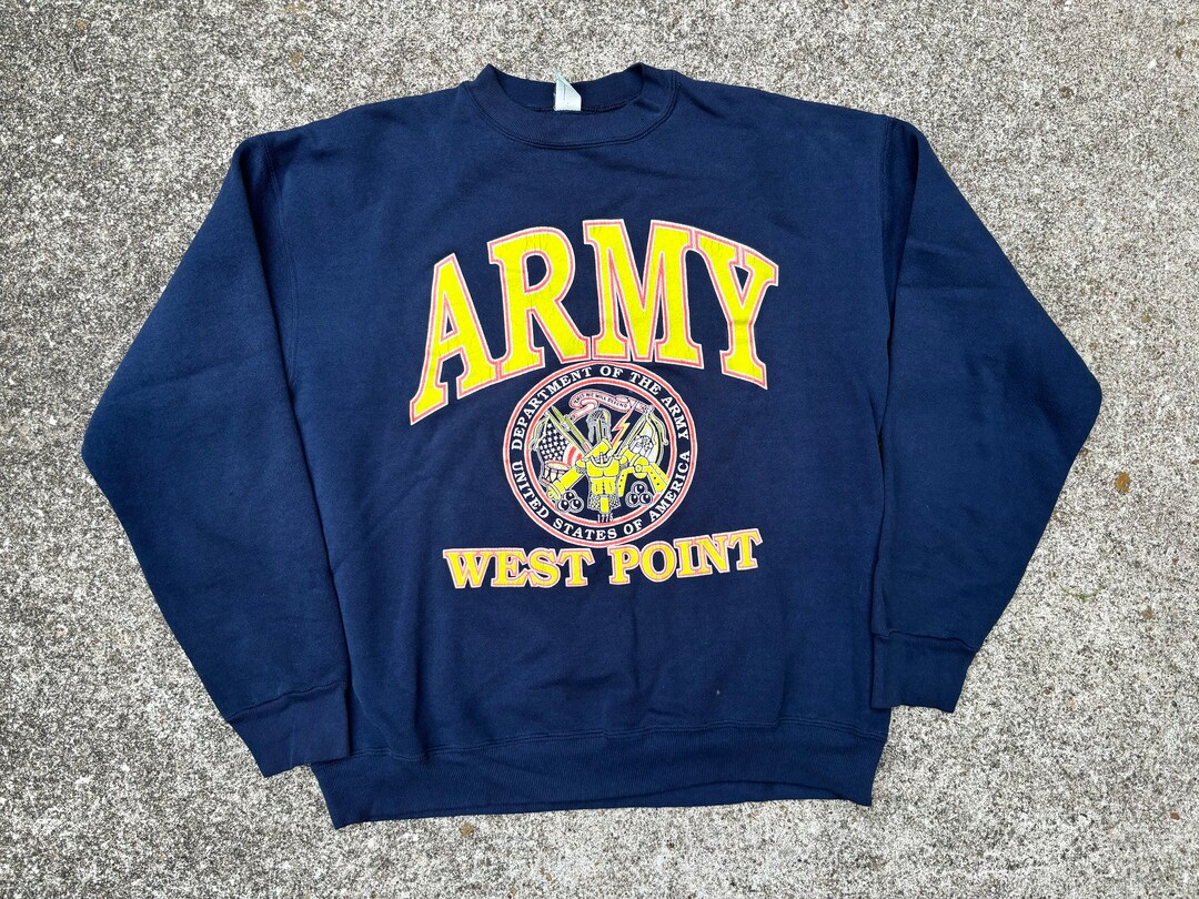 Vintage 90s West Point Army Sweatshirt Size Large by Discus