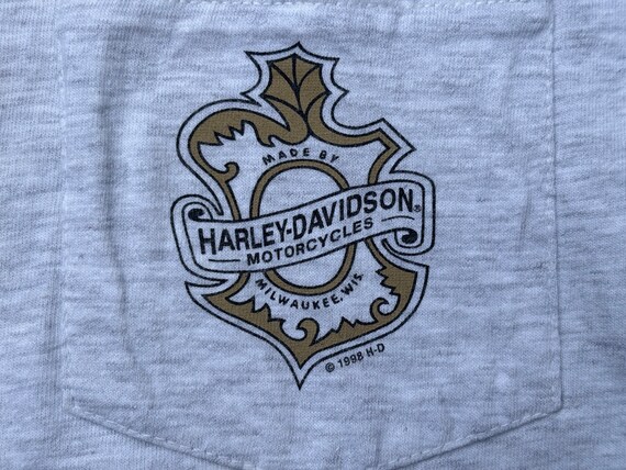 Vintage 1998 Harley Davidson Reno NV Shirt Size M - image 4