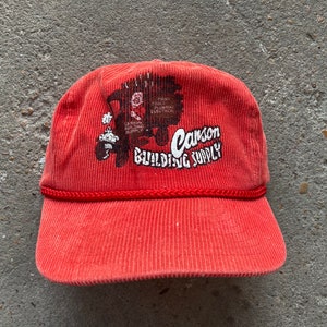 Vintage 90’s Carson Building Supply Zipperback Hat by Nissin