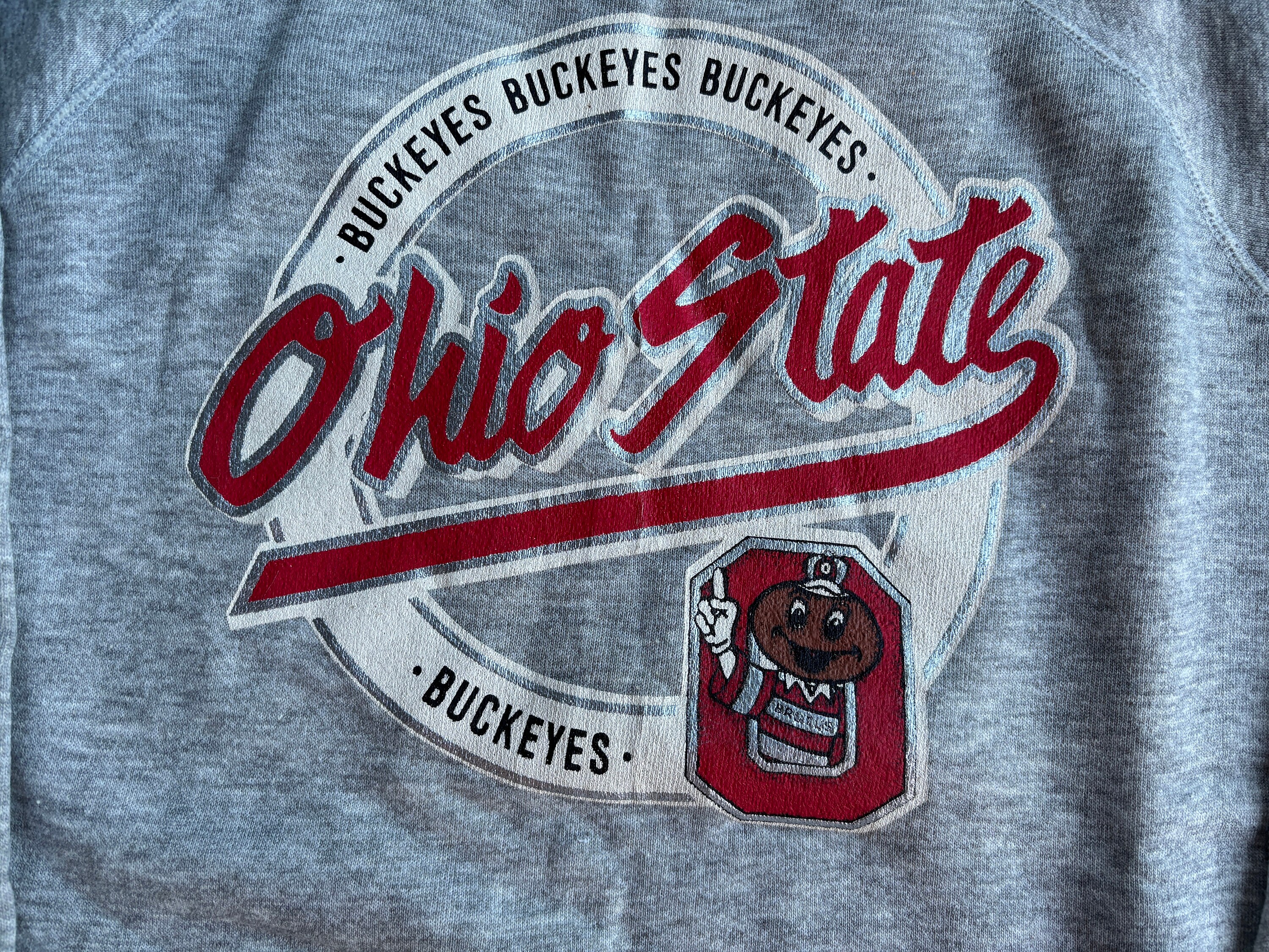Vintage 80s Ohio State University Buckeyes Sweatshirt Size XL by