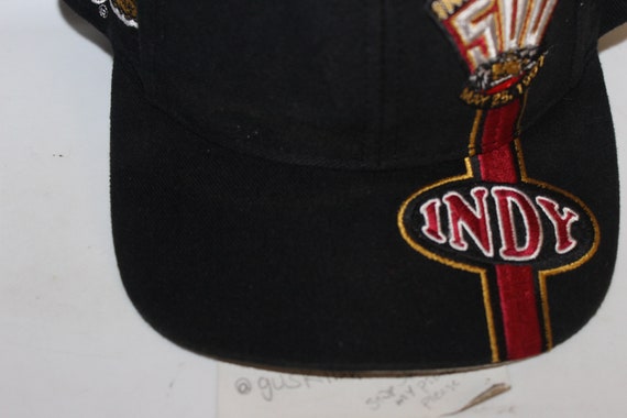 Vintage 90’s Indianapolis 500 Snapback Hat by Top… - image 3